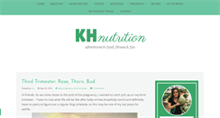 Desktop Screenshot of khnutrition.com
