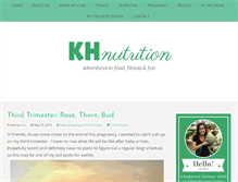 Tablet Screenshot of khnutrition.com